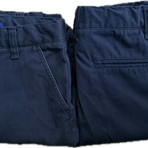 Boys Size 16 Navy Khaki Pants, 2-pack Bundle